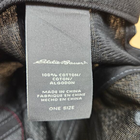 Eddie Bauer original outdoor outfitter ball cap hat adjustable strap back gray - Picture 4 of 5